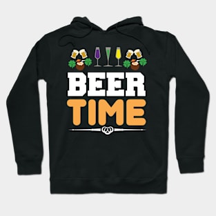 Beer Time T Shirt For Women Men Hoodie